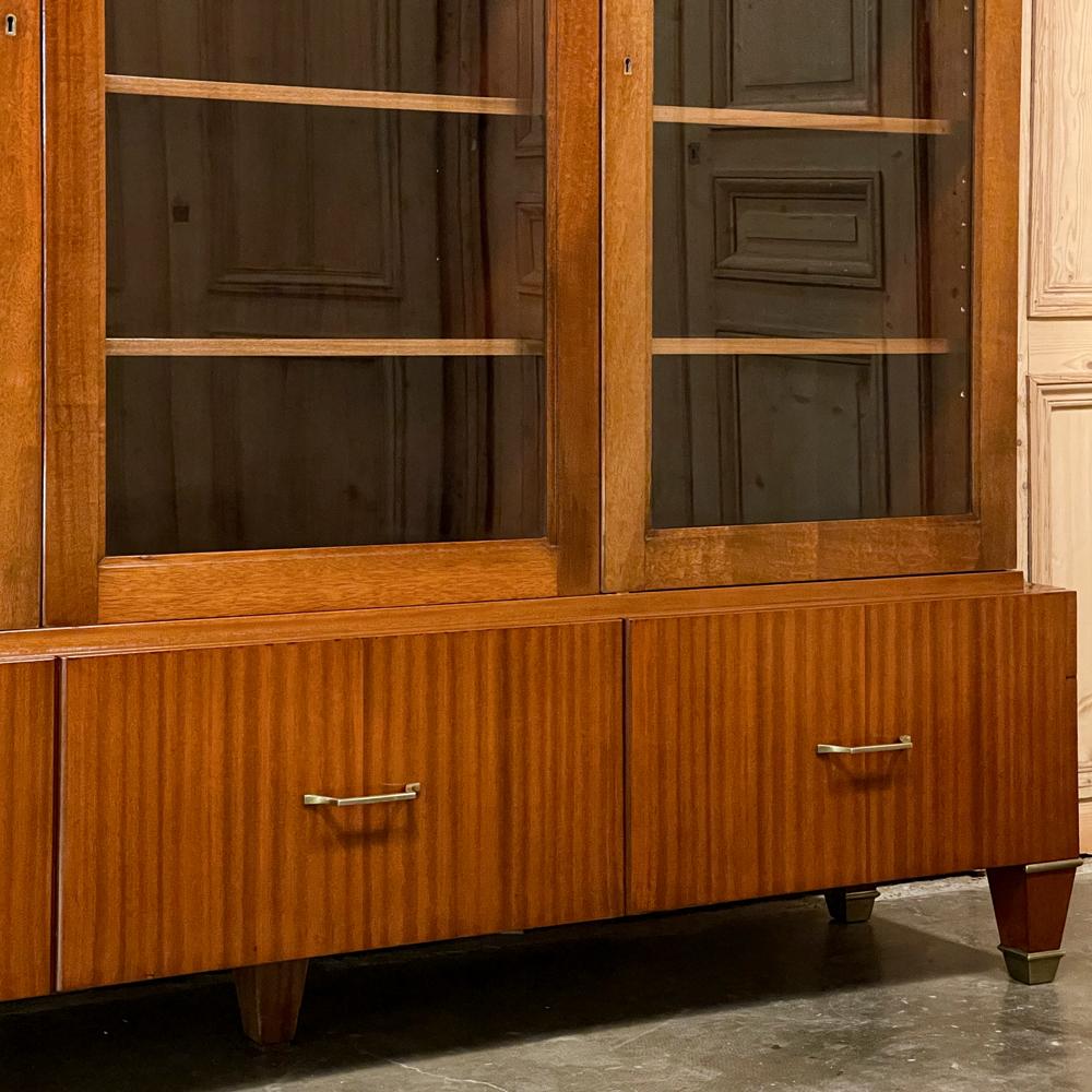 Mid-Century Mahogany Bookcase by De Coene of Courtrai For Sale 6