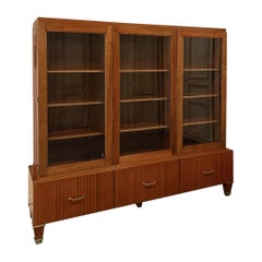 Librería de caoba de mediados de siglo por De Coene de Courtrai
