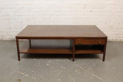 Mesa baja de caoba de mediados de siglo de Paul McCobb para Calvin