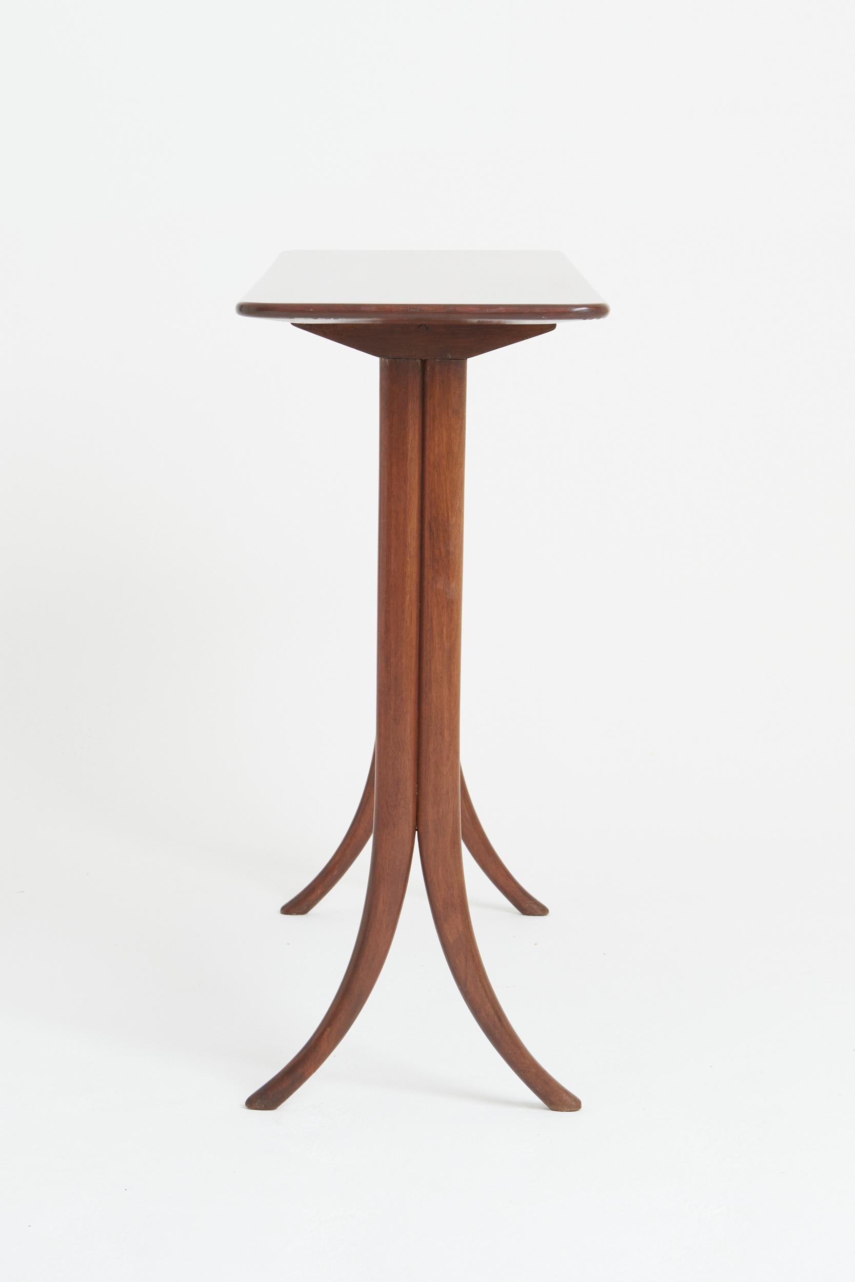 20th Century Mid-Century Mahogany Console Table For Sale
