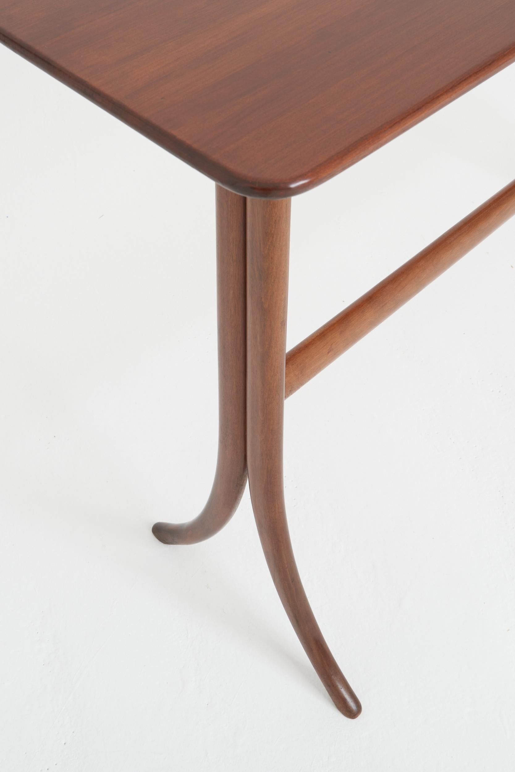 Mid-Century Mahogany Console Table For Sale 1
