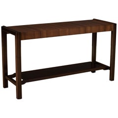 Mid Century Mahogany Console Table