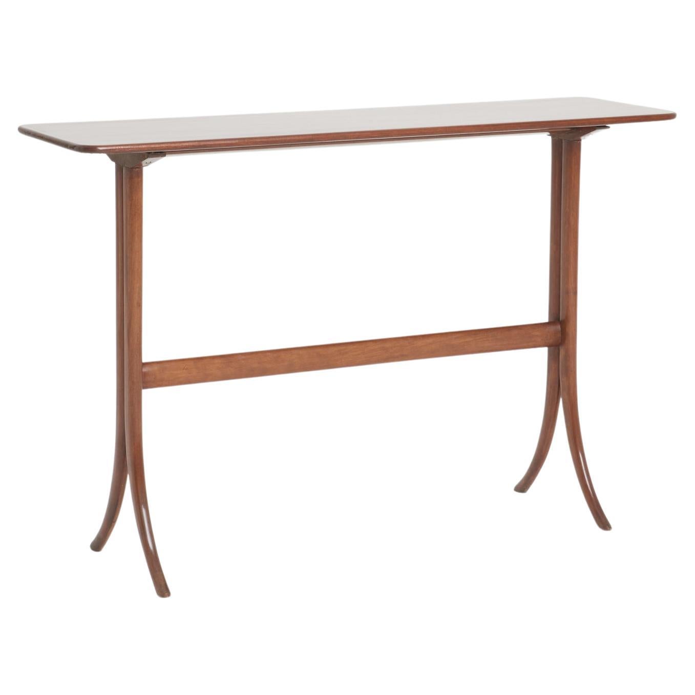 Mid-Century Mahogany Console Table For Sale