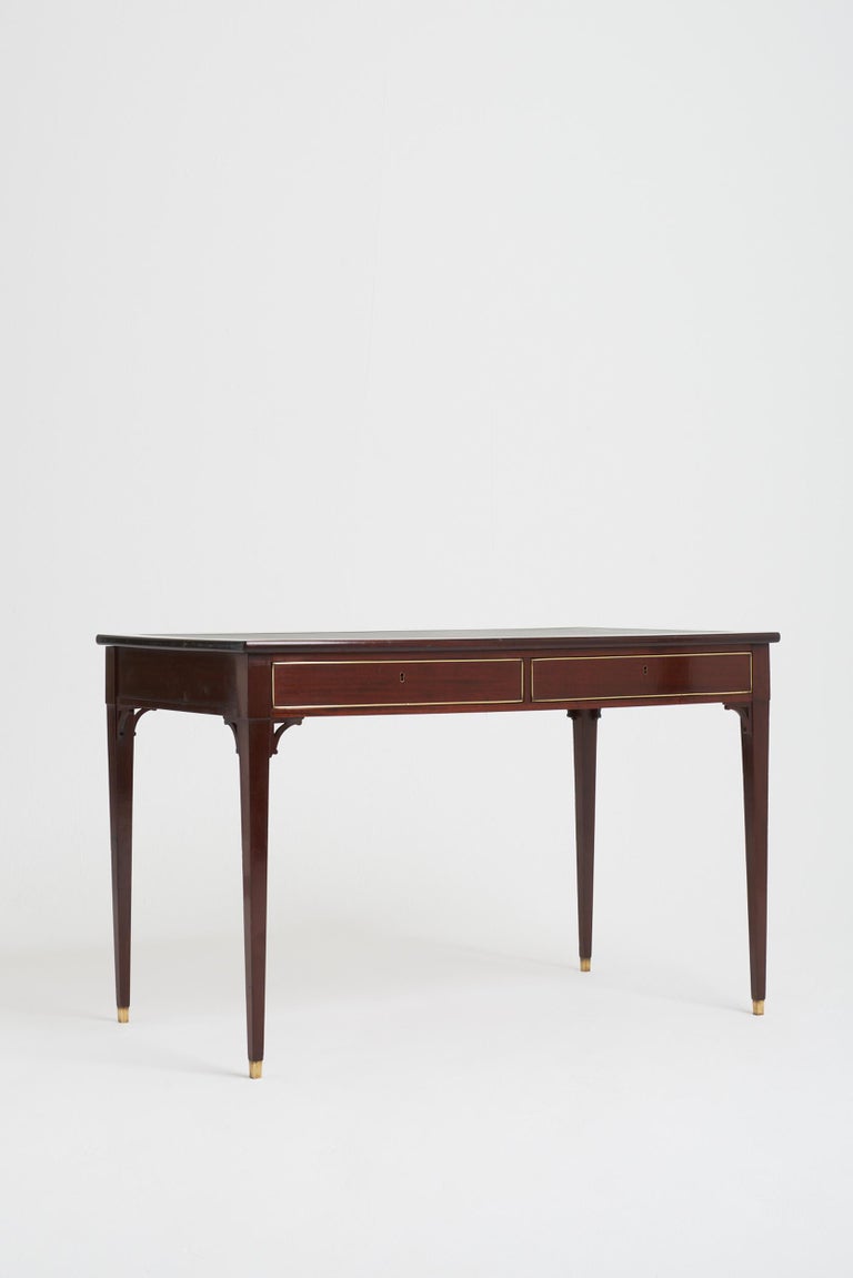 MidCentury Mahogany Desk at 1stDibs