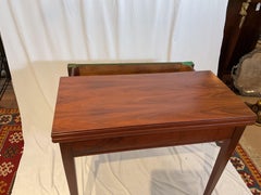 Mid century mahogany game table