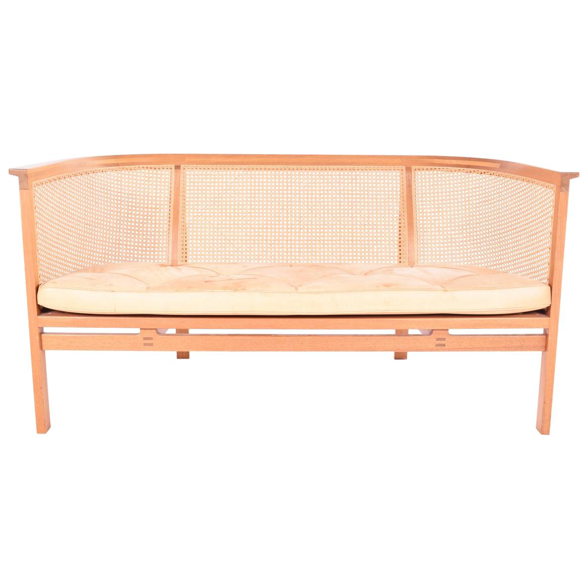 Midcentury Mahogany Rud Thygesen and Jonny Sorensen Sofa, 1985, Botium