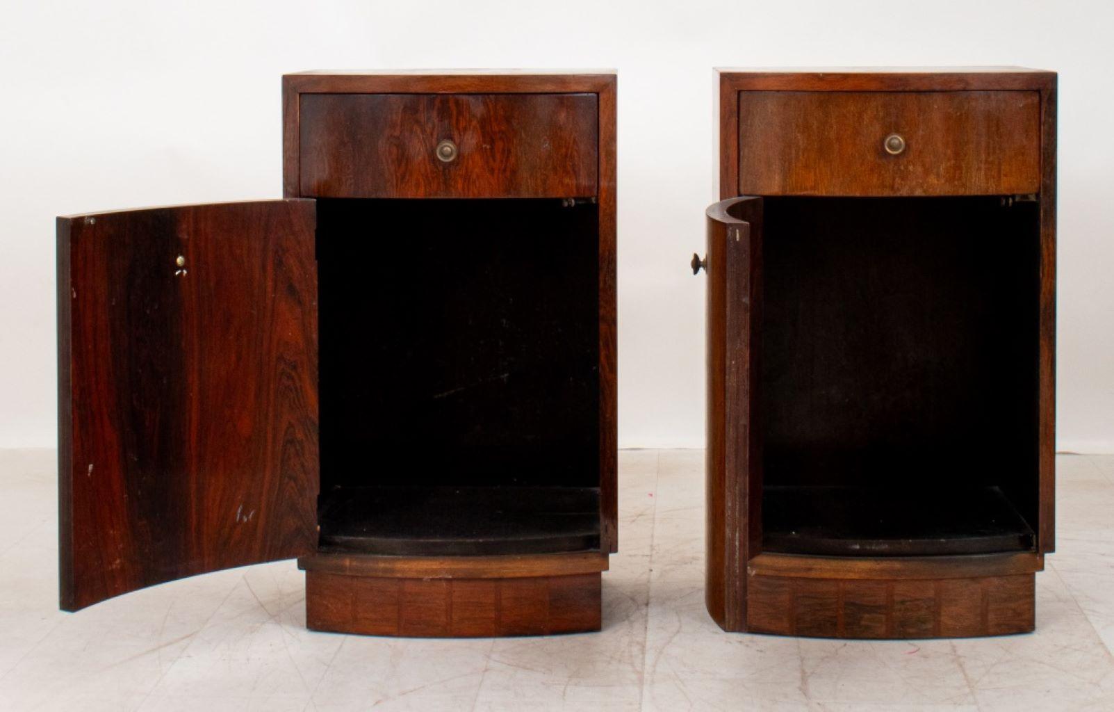 20th Century Mid-Century Mahogany Side Cabinets, 2 For Sale