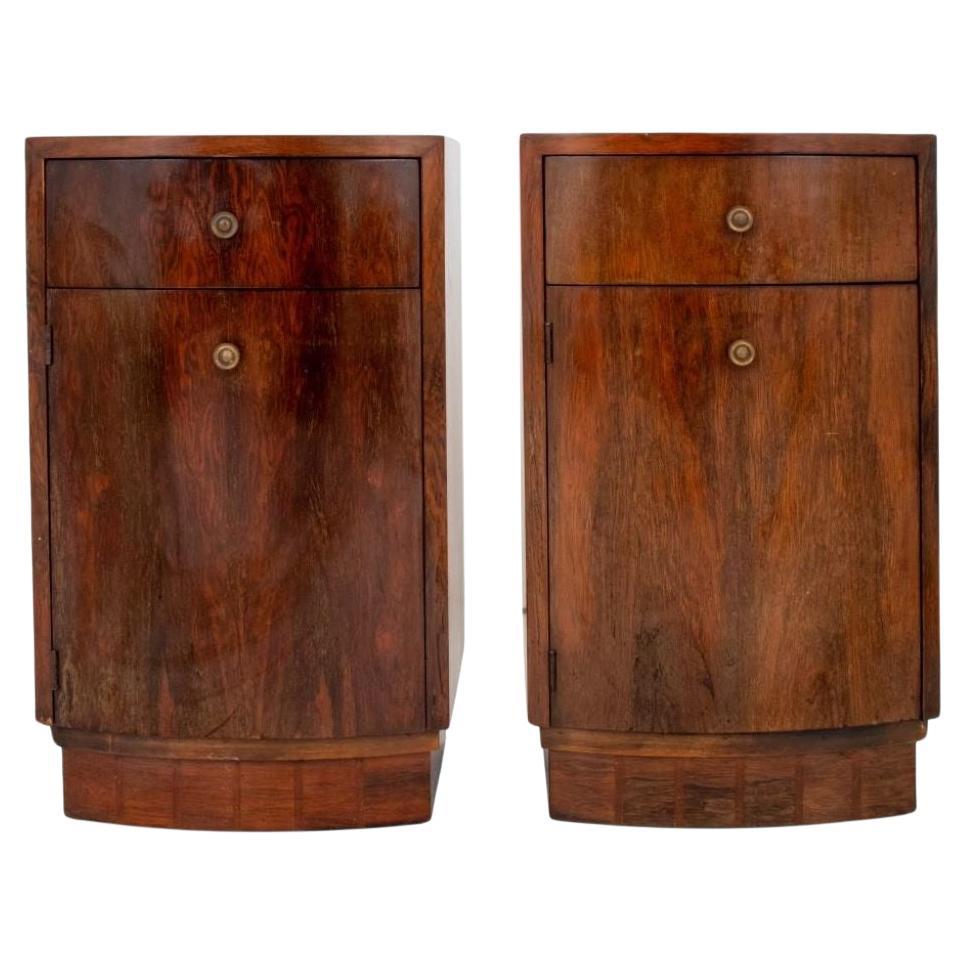 Mid-Century Mahogany Side Cabinets, 2 For Sale