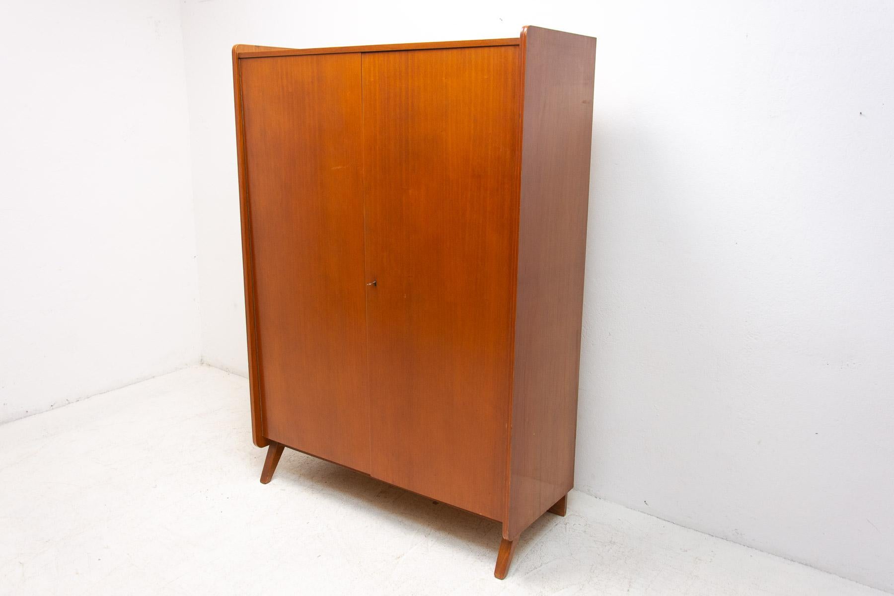 Mid Century Mahogany Wardrobe by František Jirák, 1960´s, Czechoslovakia 10