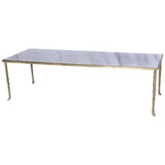 Midcentury Maison Bagues French Bronze Coffee Table