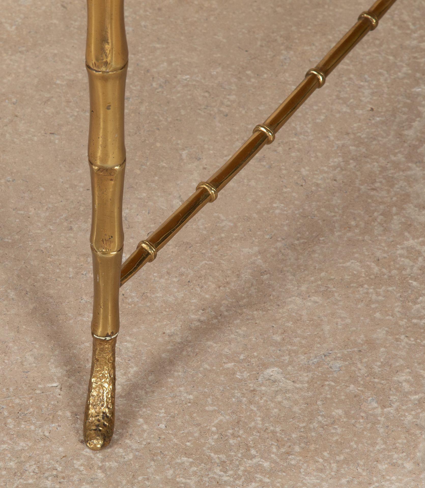 Mid-Century Maison Bagues Style Brass Coffee Table In Good Condition For Sale In Gloucestershire, GB