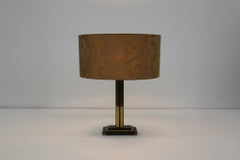 Mid-Century Maison Jansen Style Brass Table Lamp by Lustrerie DeKnudt