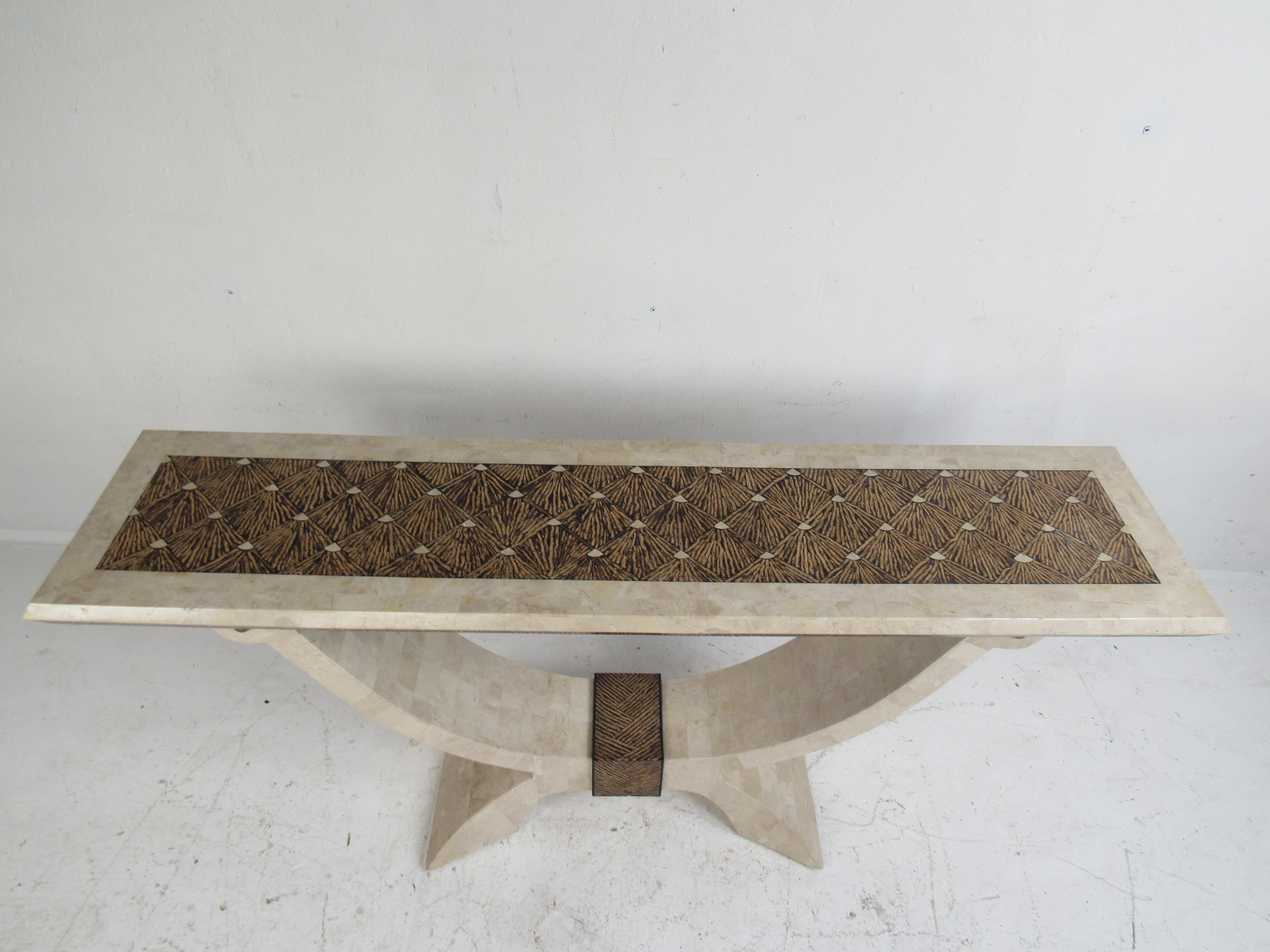 stone entryway table