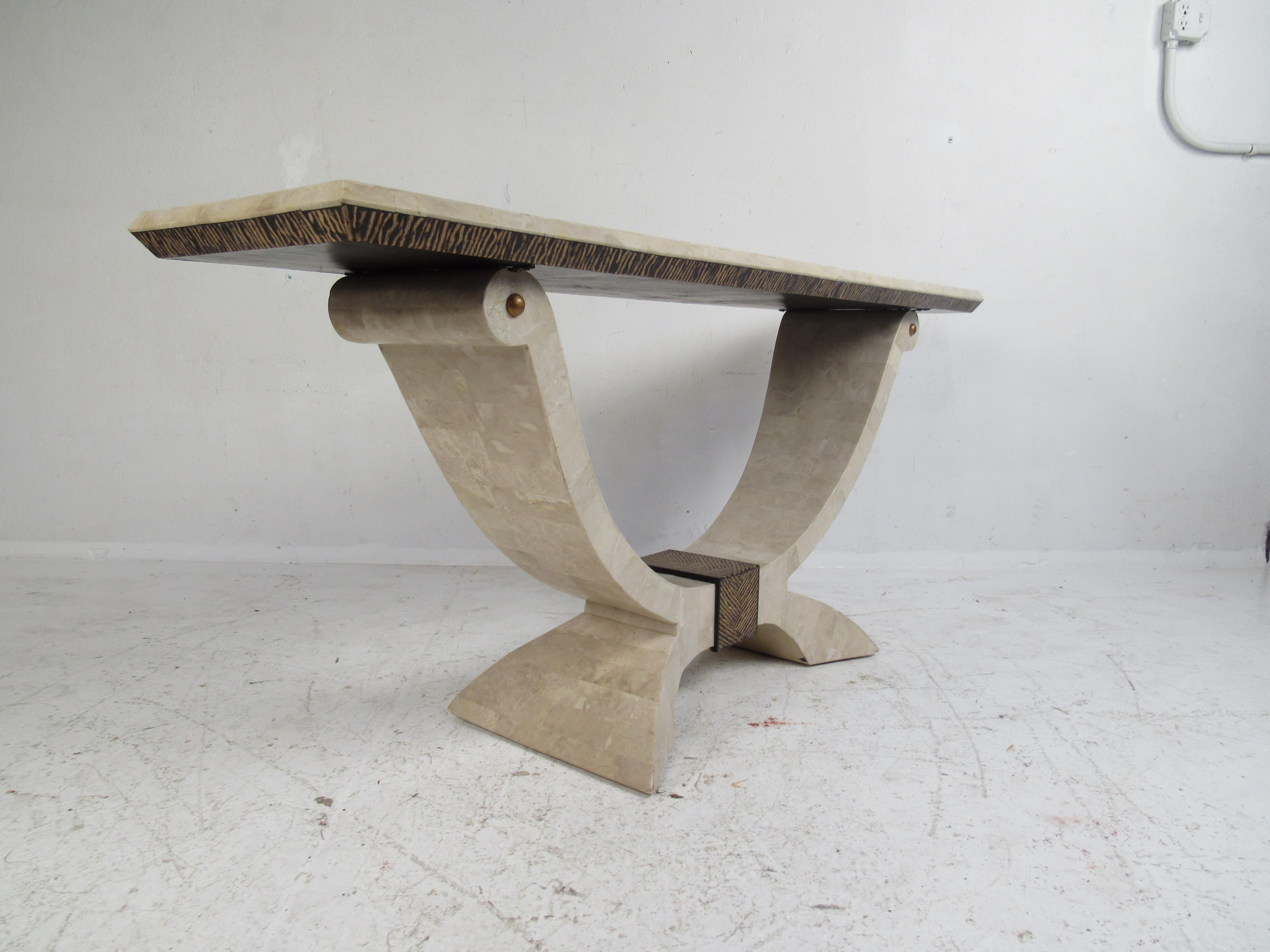 stone hall table