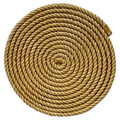 Mid-Century Majolica Rope Trivet Vallauris