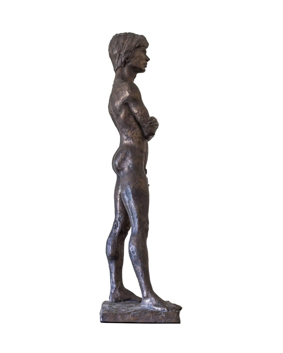 Midcentury Male Nude Sculpture In Good Condition In London, GB