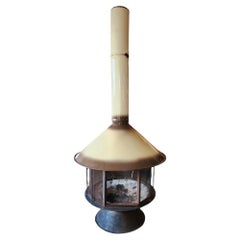 Mid-Century Malm Imperial Carousel Cone Fireplace