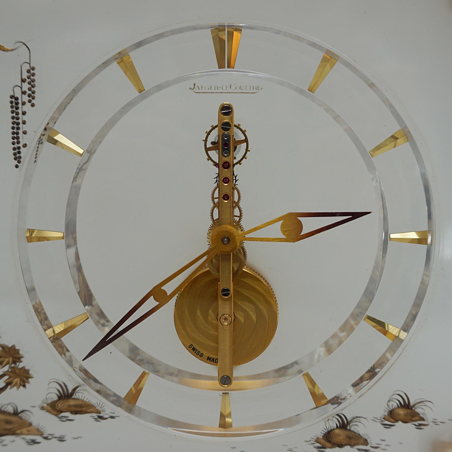 Mid-Century Mantel Clock by Jaeger-LeCoultre 3