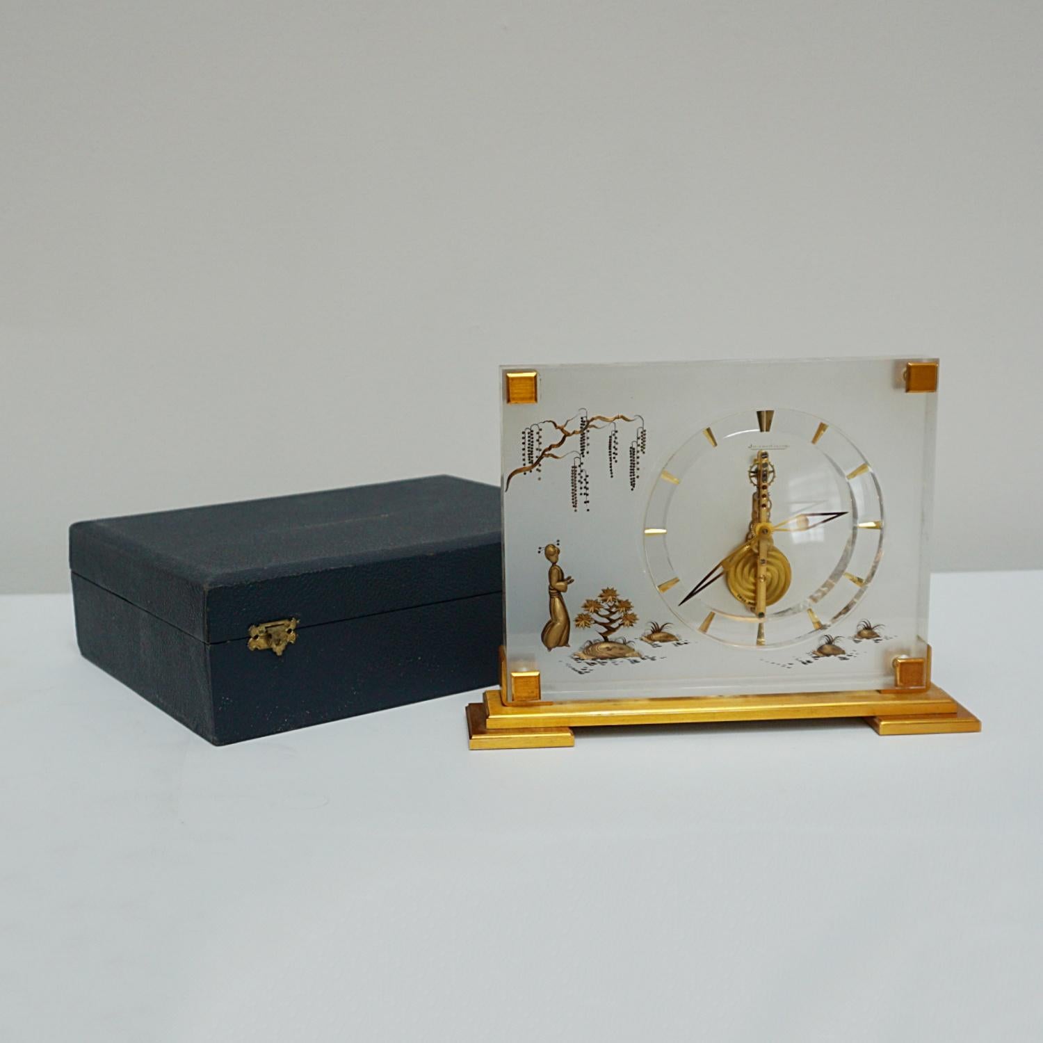 Mid-Century Mantel Clock by Jaeger-LeCoultre 5