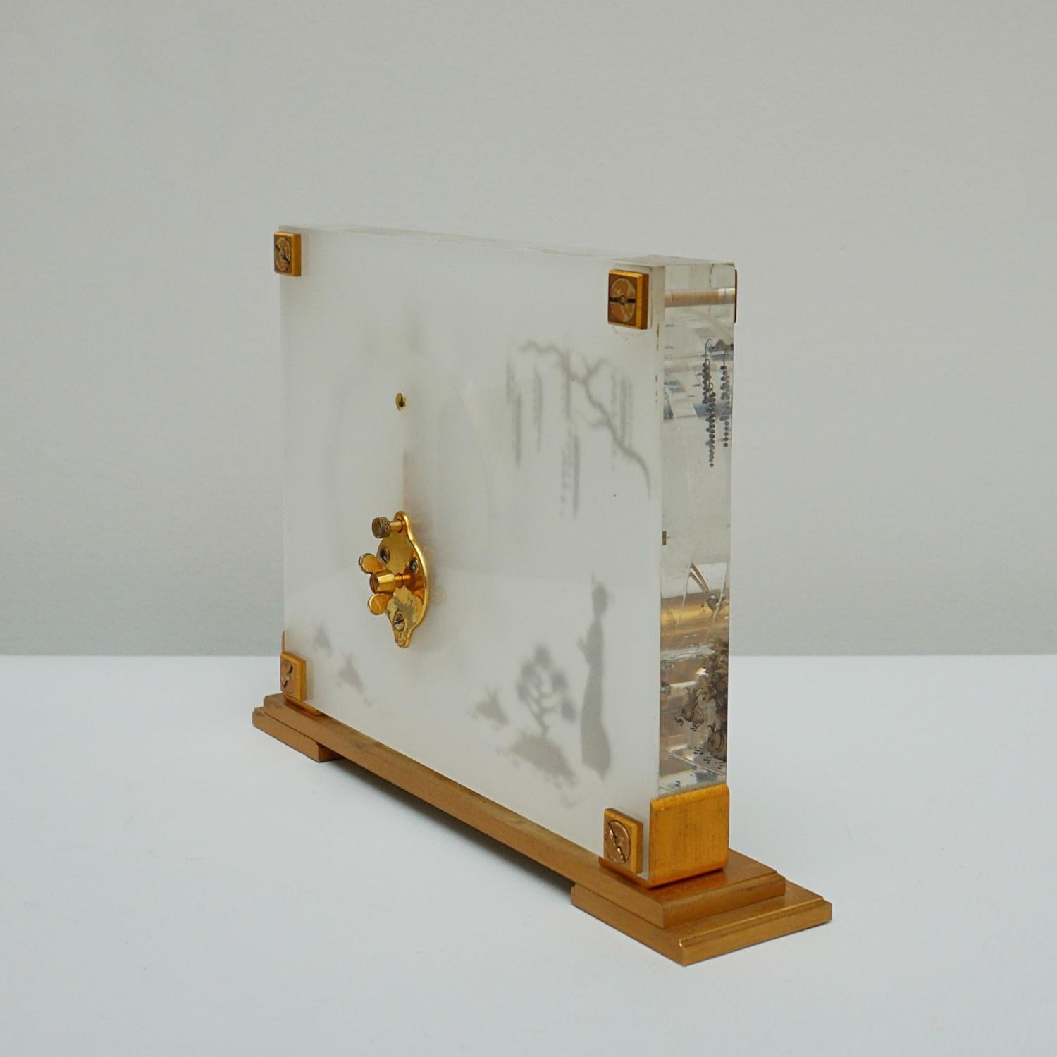 Mid-Century Mantel Clock by Jaeger-LeCoultre 8