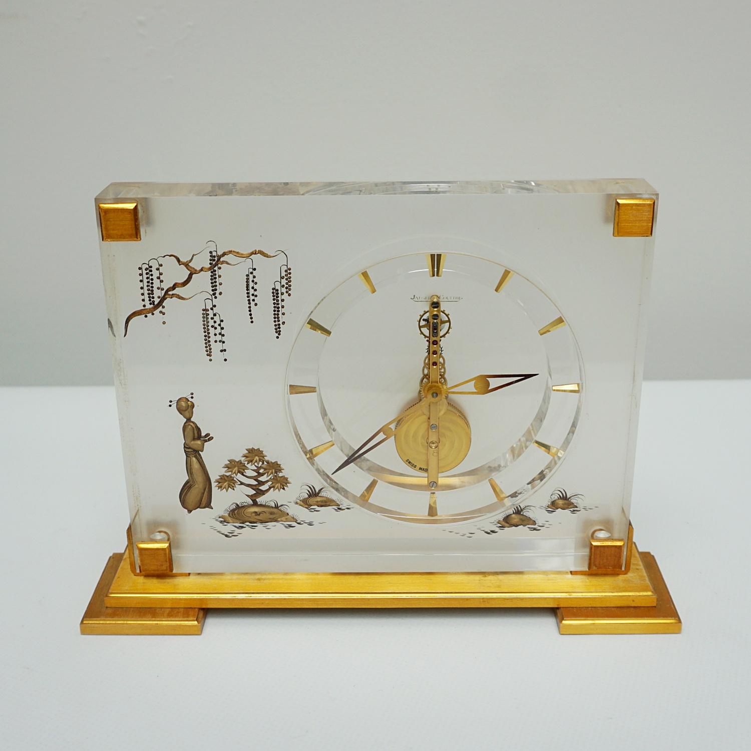 Mid-Century Modern Mid-Century Mantel Clock by Jaeger-LeCoultre