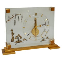 Mid-Century Mantel Clock by Jaeger-LeCoultre