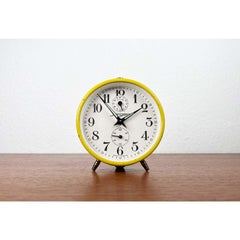 Mid-Century Manual Alarm Clock from Jerger, Germany, 1960s