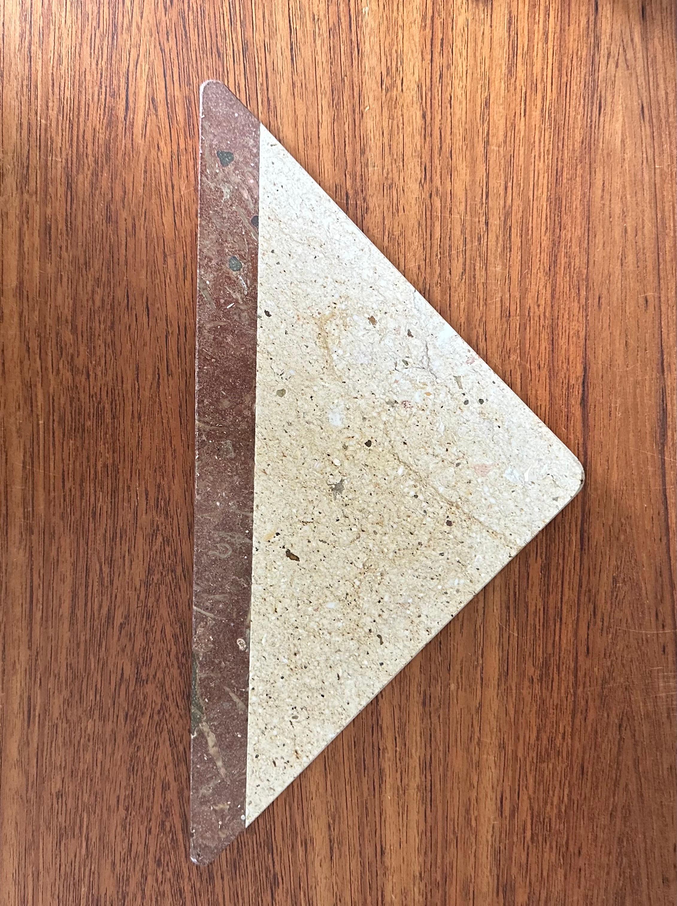 Mid-Century Marble Cheese Board by Georges Briard In Good Condition For Sale In San Diego, CA