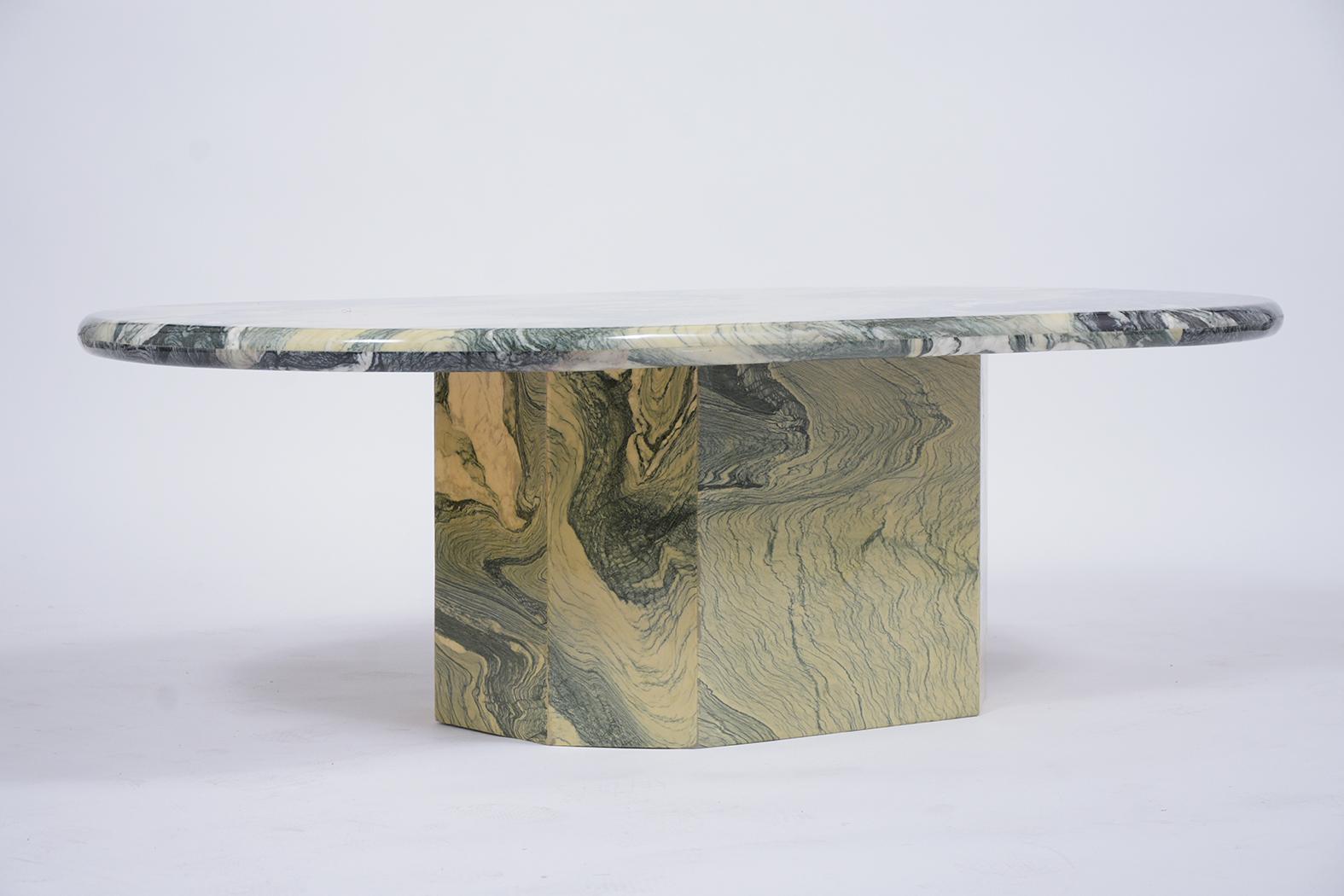 Mid-20th Century Midcentury Marble Cocktail Table