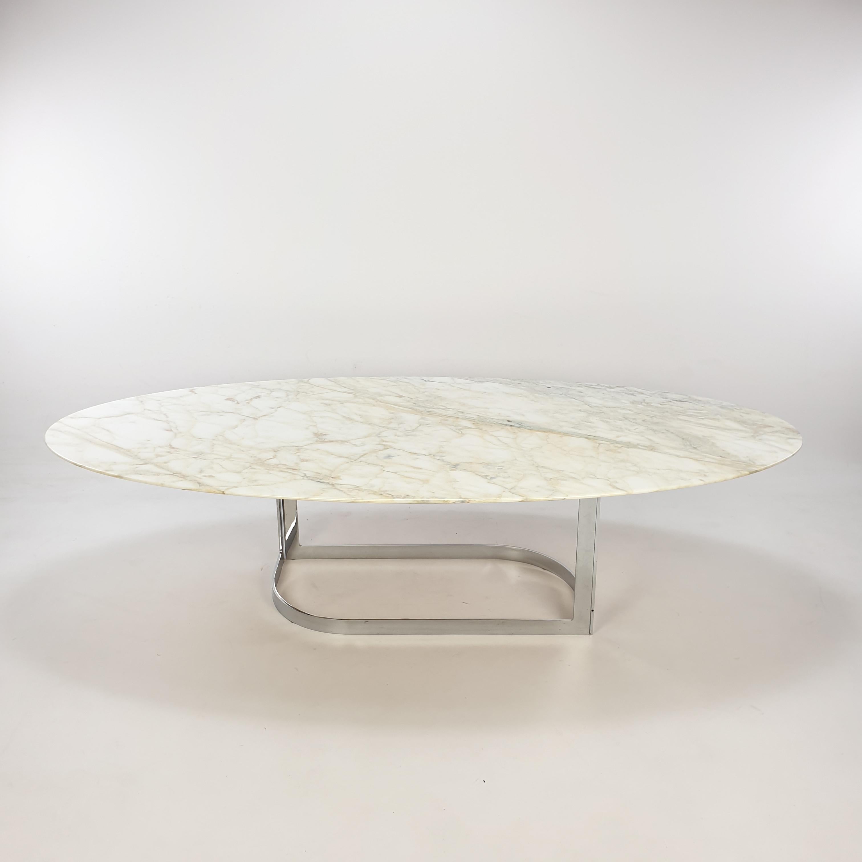 Mid-Century Marble Coffee Table by Roche Bobois, 1970s 8
