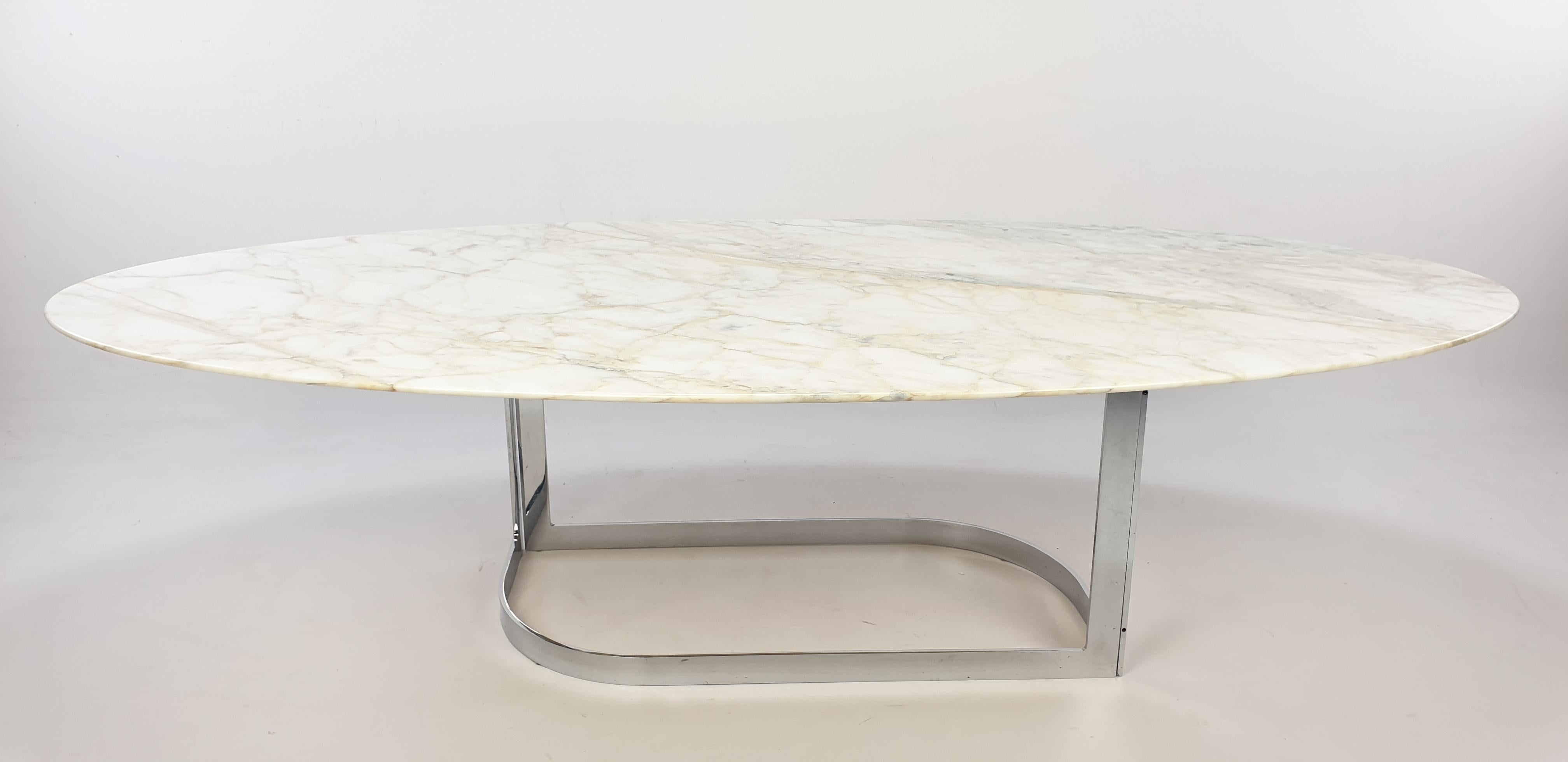 Mid-Century Modern Mid-Century Marble Coffee Table by Roche Bobois, 1970s