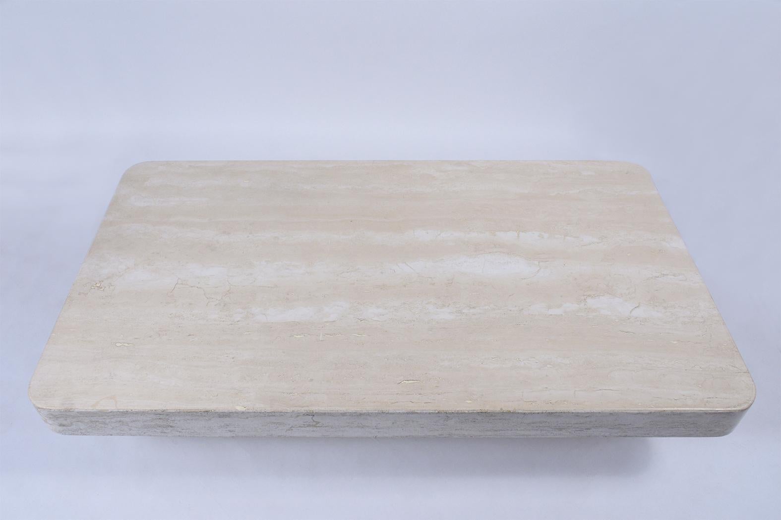 Modern Travertine Marble Coffee Table 5