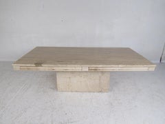 Mid-Century Marble Coffee Table
