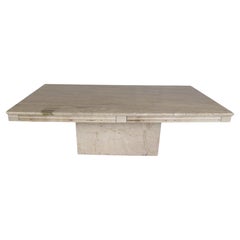 Mid-Century Marble Coffee Table