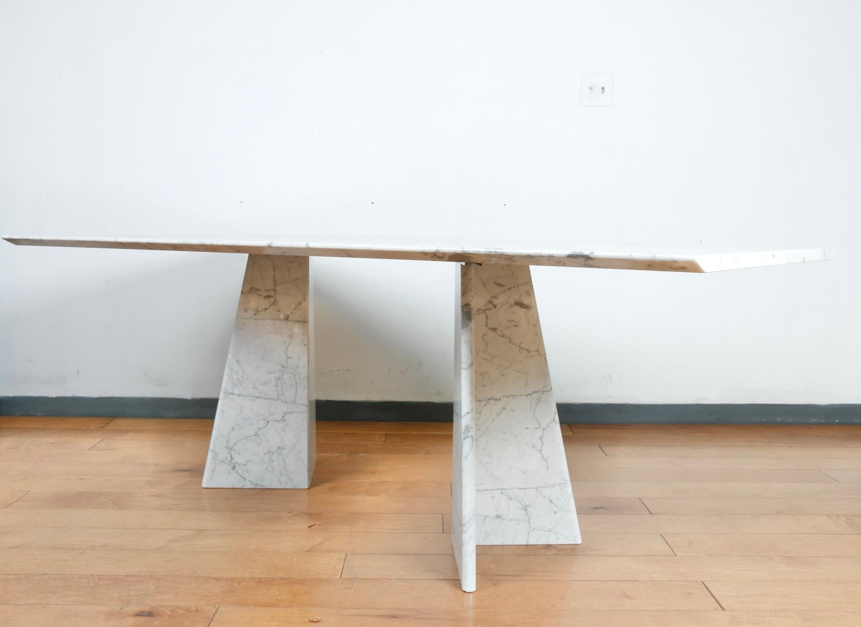 Mid Century Marble Dining Table 4