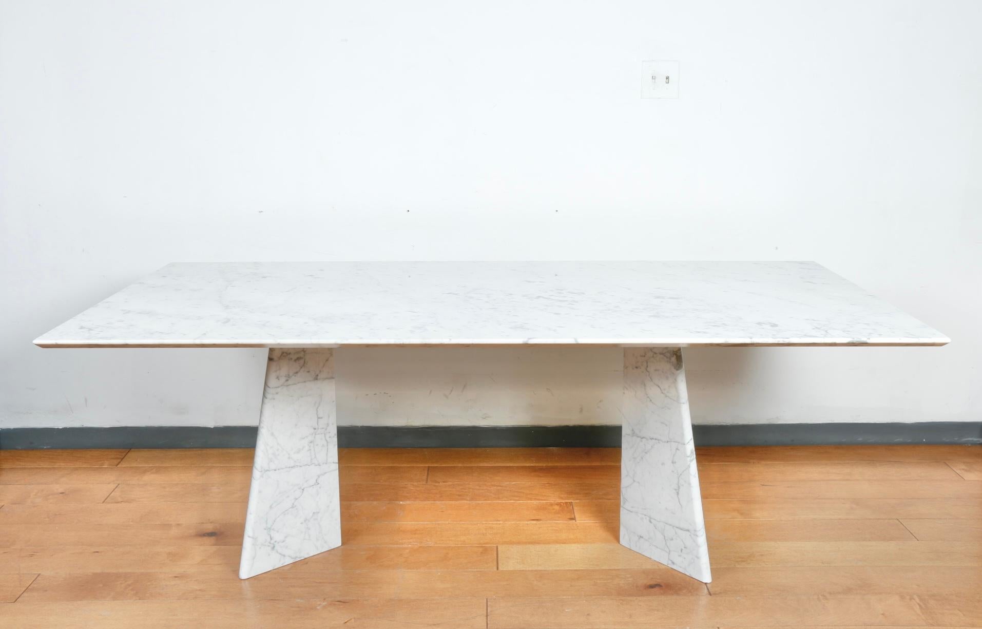 Mid Century Marble Dining Table 9