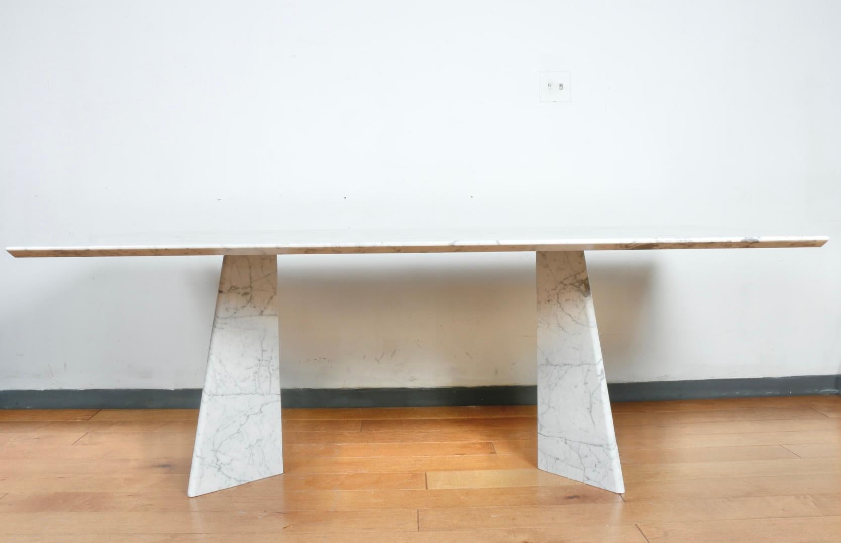 Mid Century Marble Dining Table 10