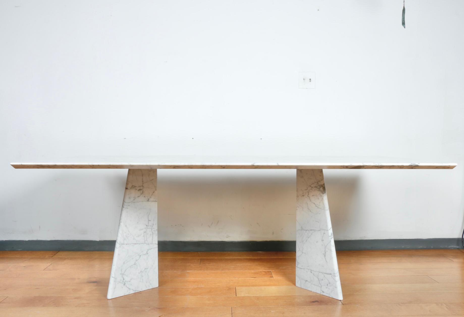 Mid Century Marble Dining Table 11