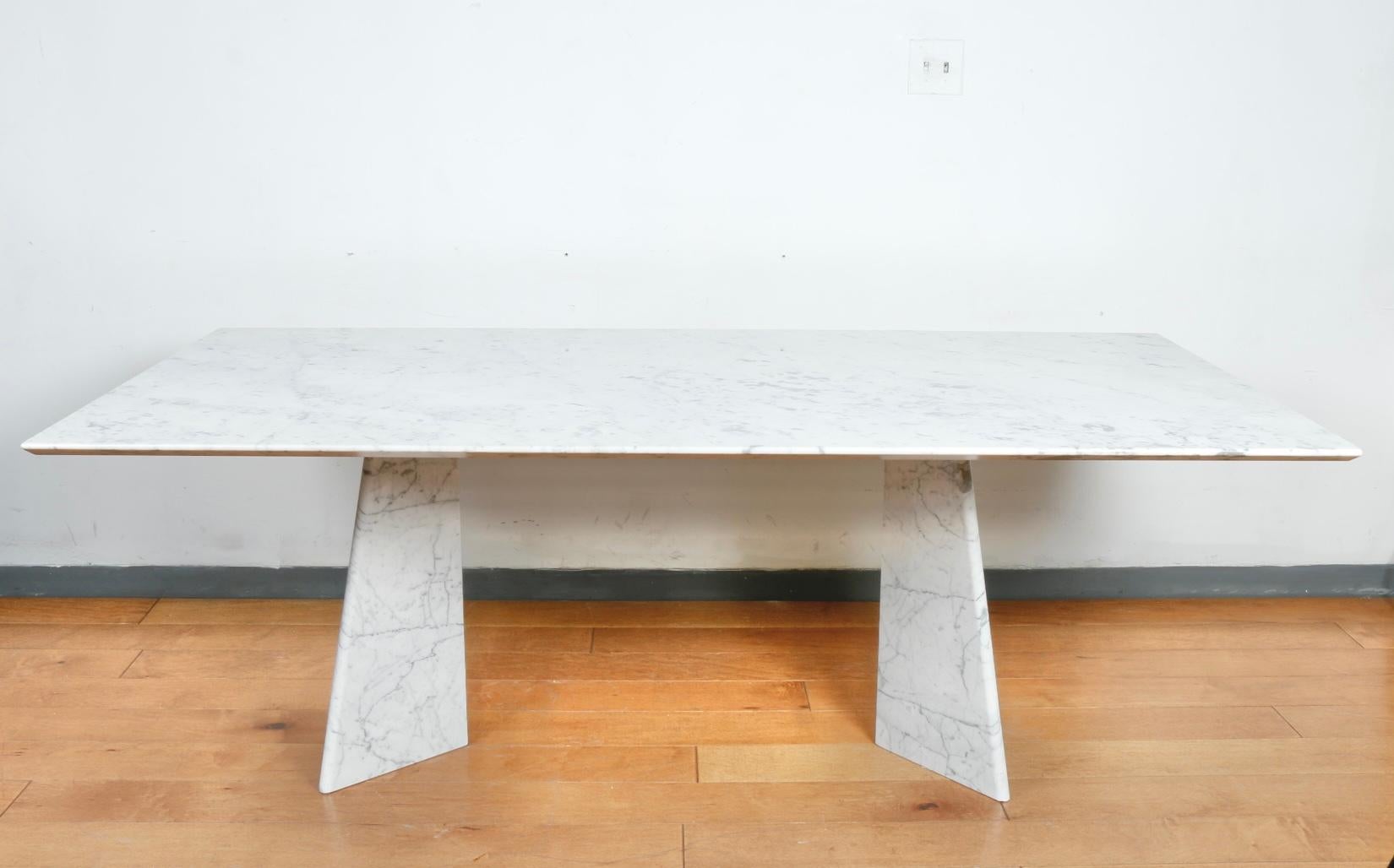 Mid-Century Modern Mid Century Marble Dining Table