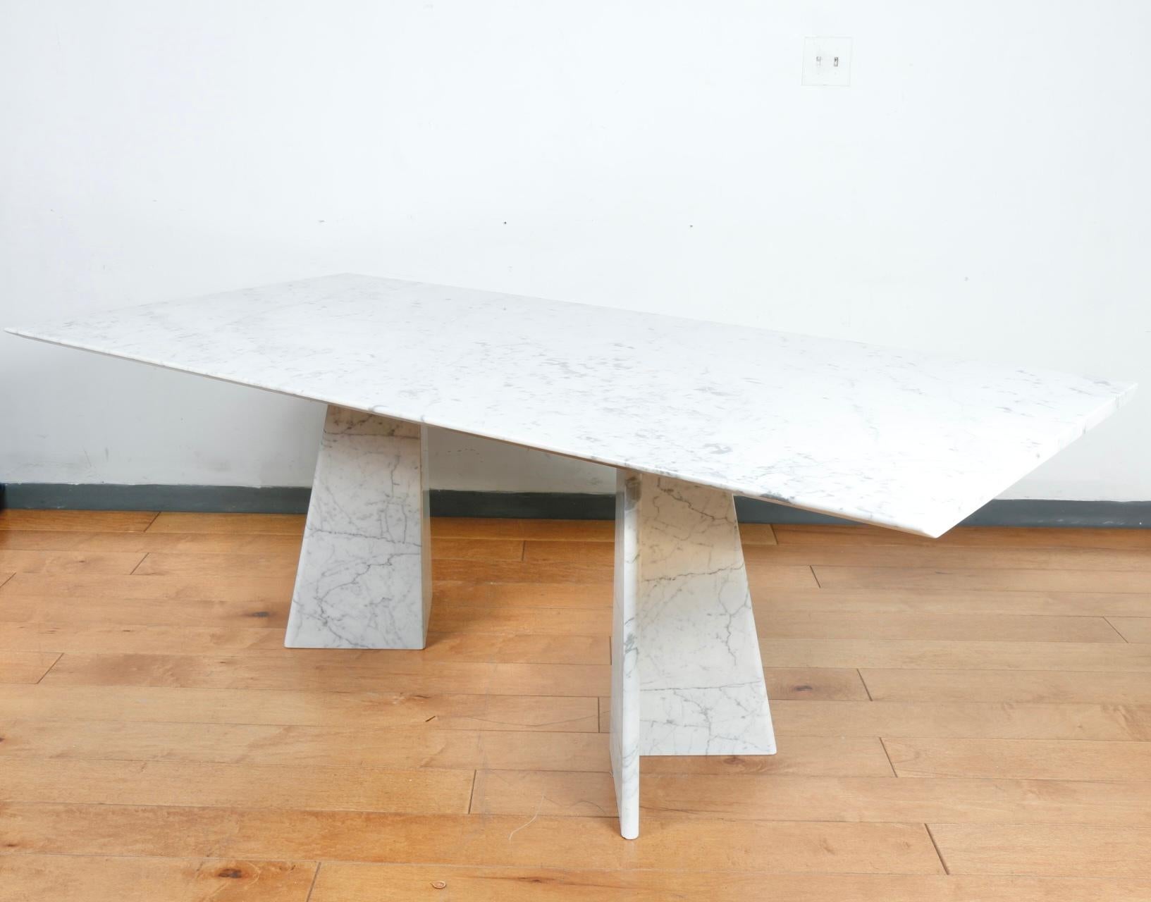 Late 20th Century Mid Century Marble Dining Table