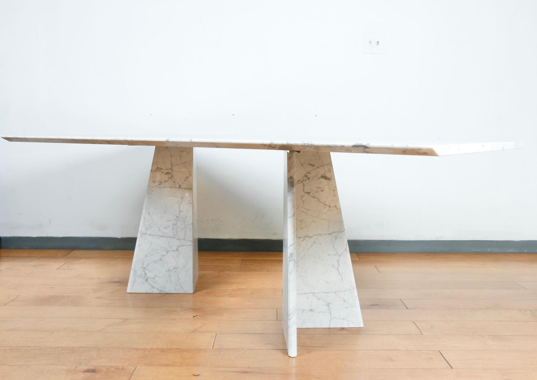 Mid Century Marble Dining Table 1