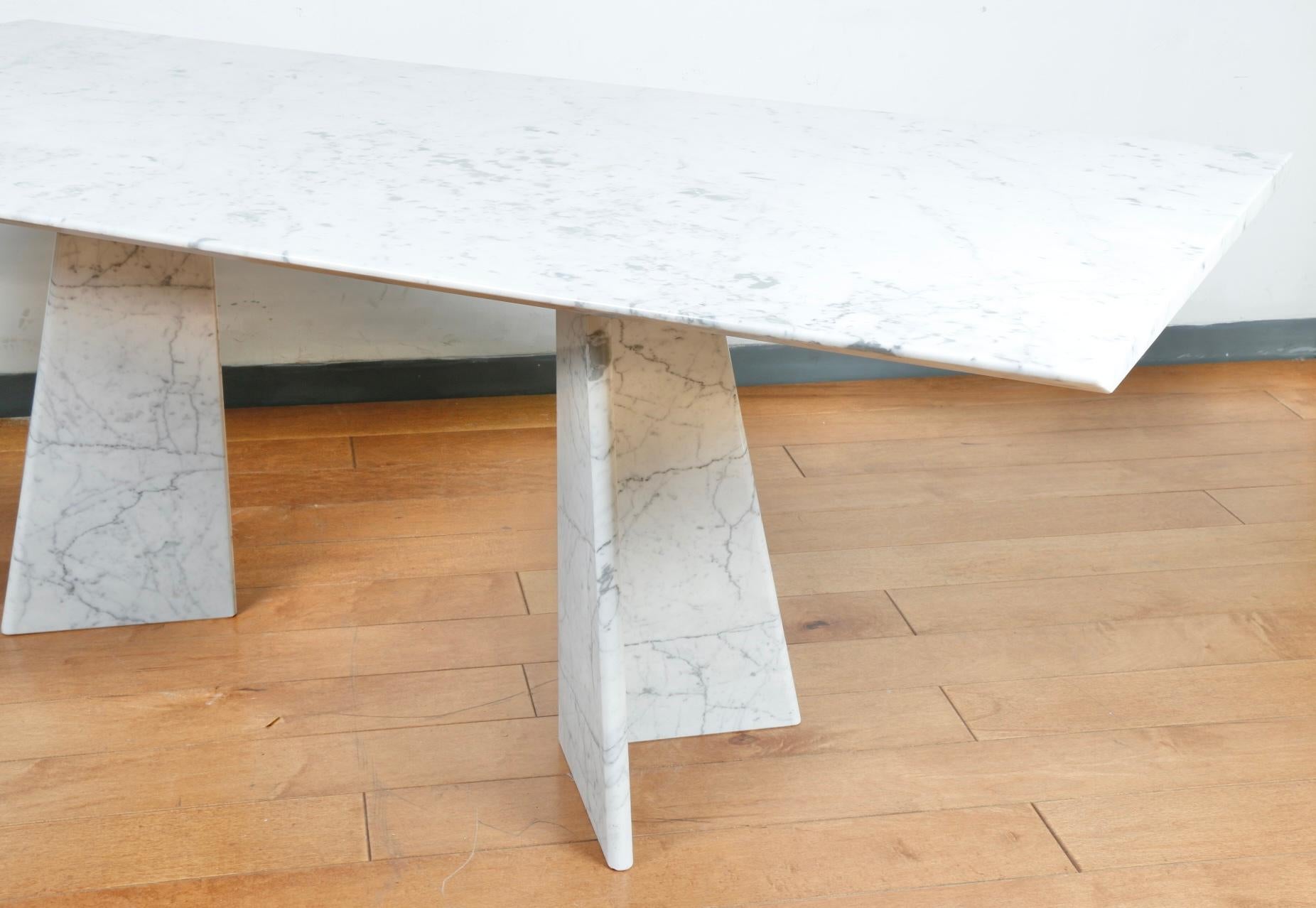 Mid Century Marble Dining Table 3