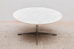 Mid-Century Marble Round Coffee Table, 1960s
