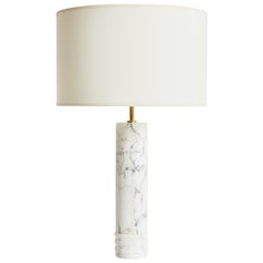 Mid-Century Marble Table Lamp by Bergboms