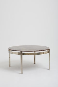 Mid-Century Marble Top Coffee Table