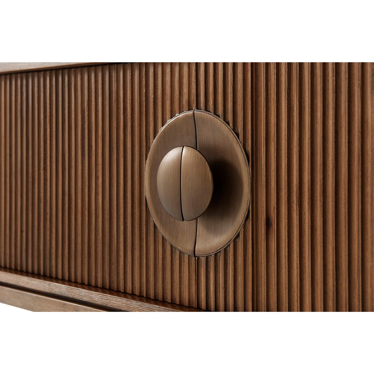 Mid Century Marble Top TV Console at 1stDibs tv console marble top