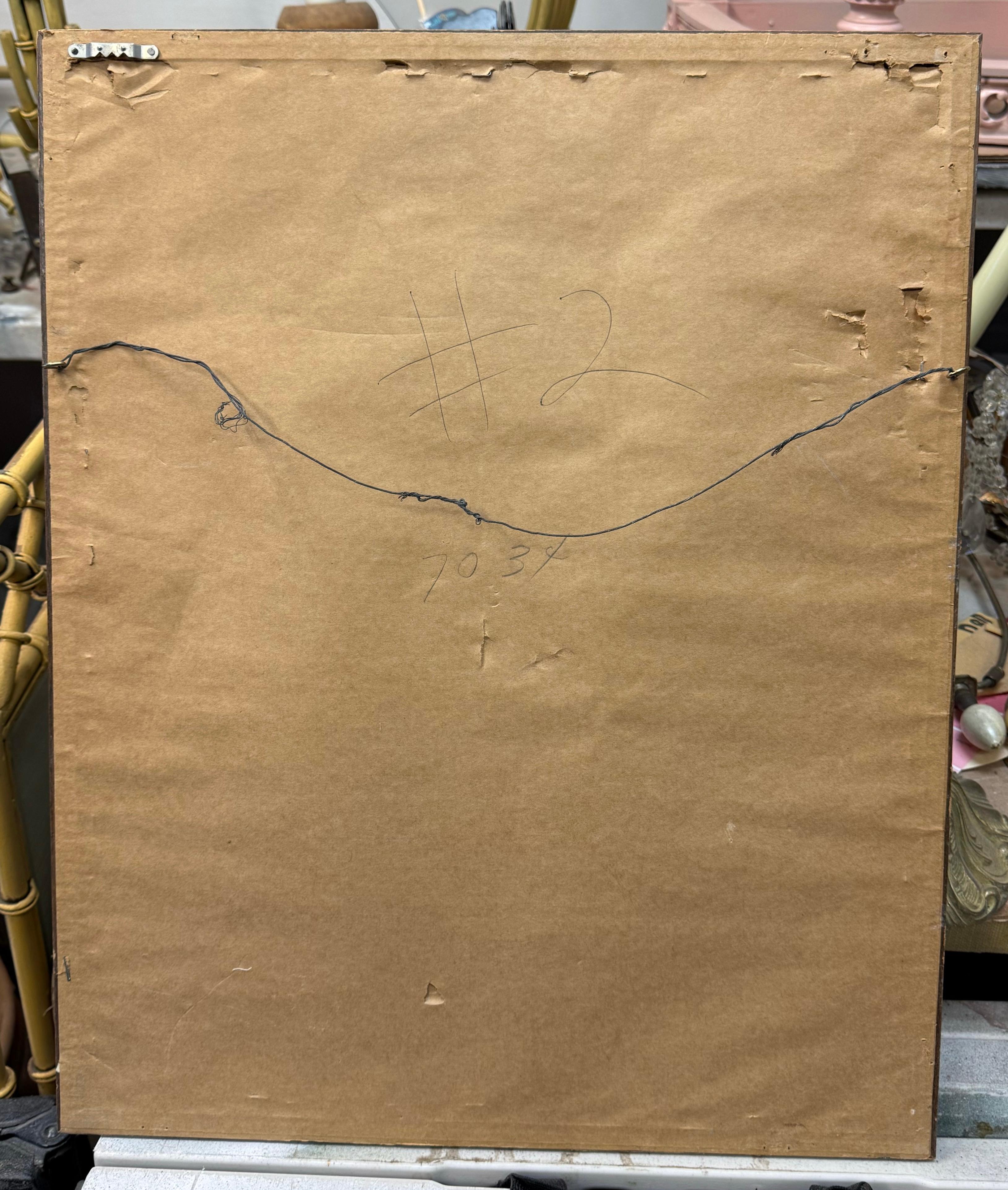 Mitte des Jahrhunderts Margaret Layton Hand koloriert & signiert Eule gerahmt Lithographien - S/2 im Zustand „Gut“ im Angebot in Kennesaw, GA