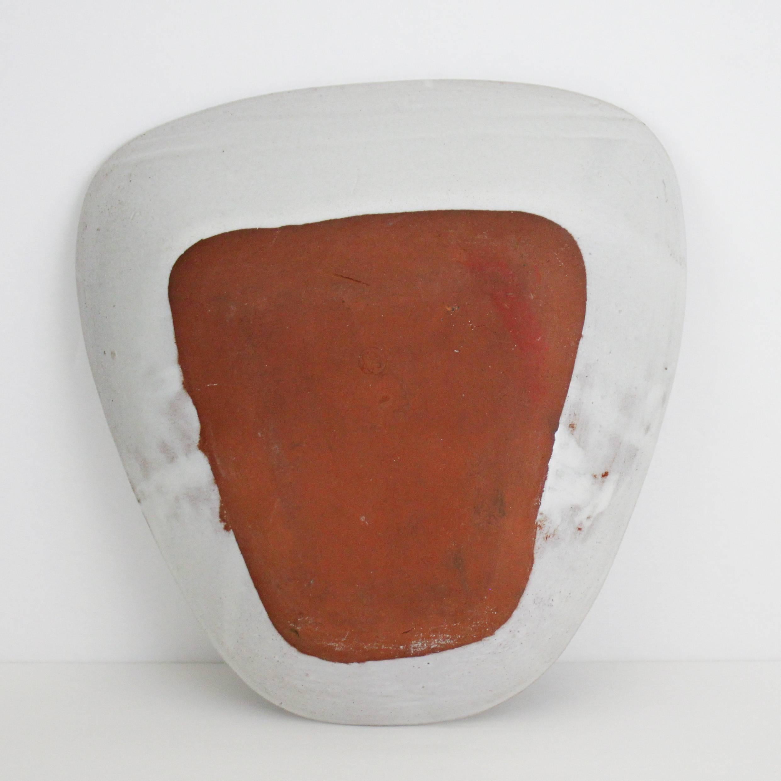 Midcentury Marianne de Trey Pottery Leaf Dish For Sale 2