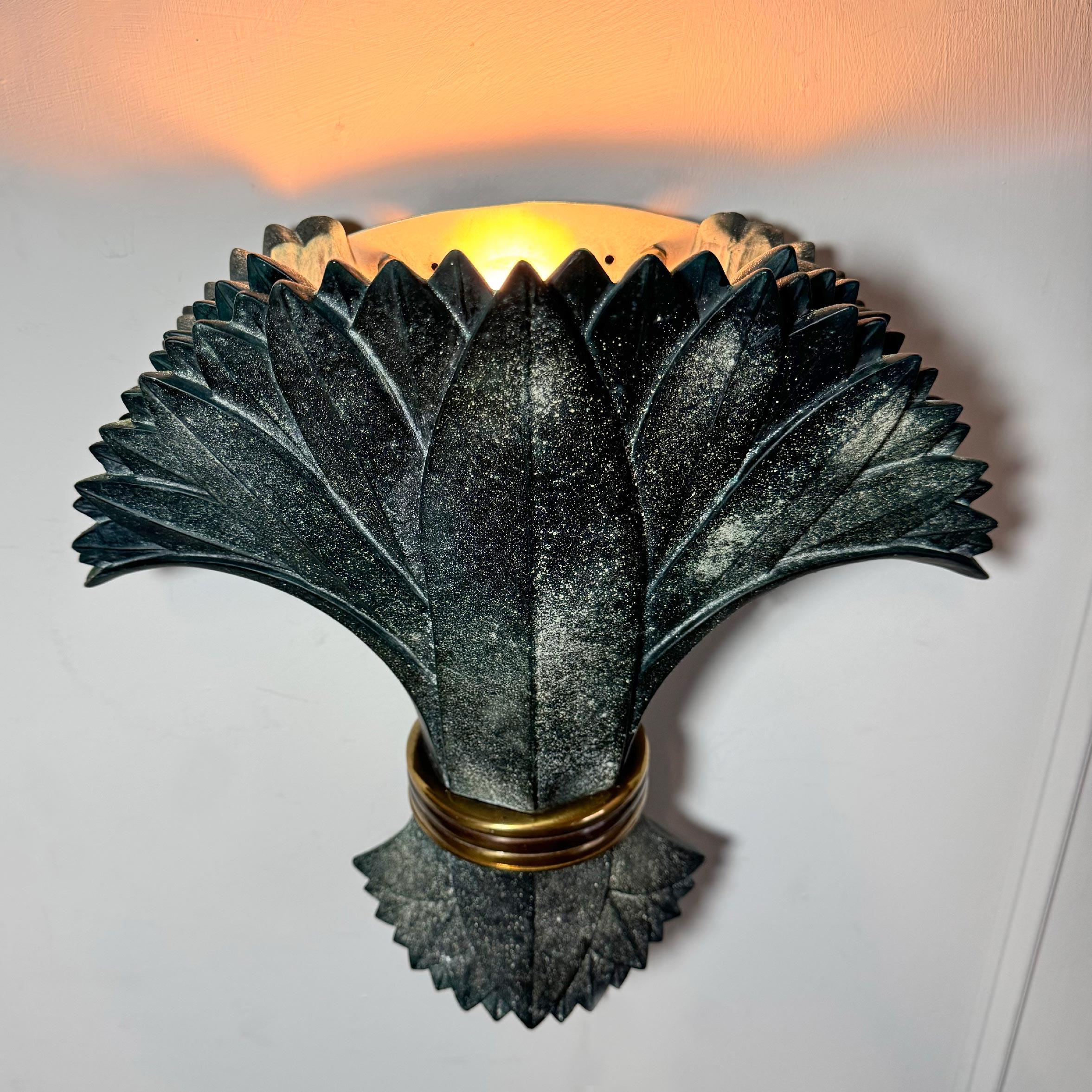 Chandelier à feuilles Marin SA d'Espagne du milieu du siècle en vente 4