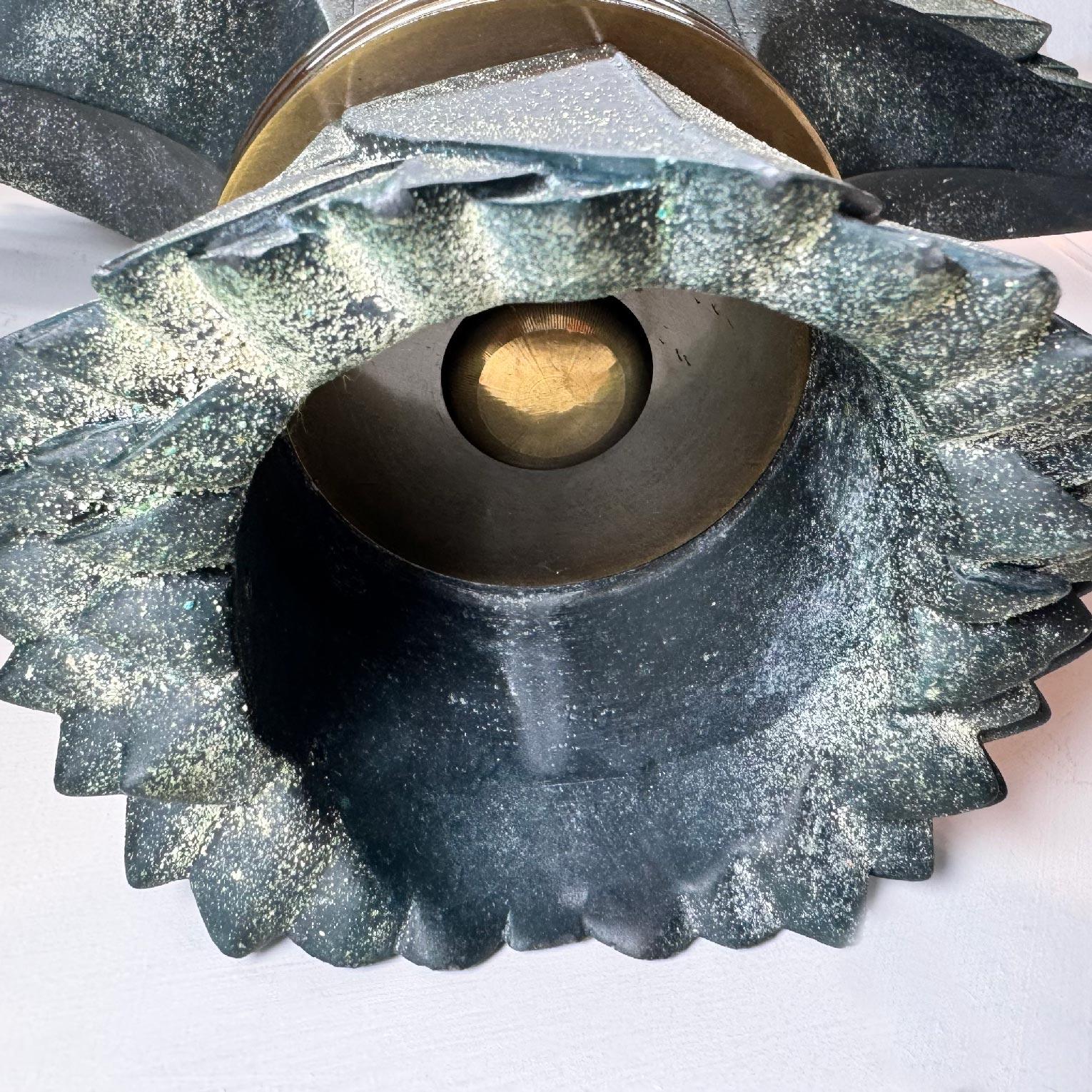 Chandelier à feuilles Marin SA d'Espagne du milieu du siècle en vente 5